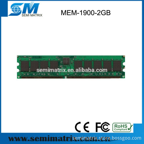 MEM-1900-2GB 2GB DRAM 1 DIMM 240-PIN for 1941/1941W ISR